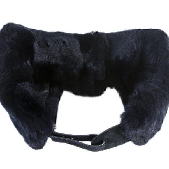 ❄️MaxMara navy fur ear warmer - Picture 5 of 9